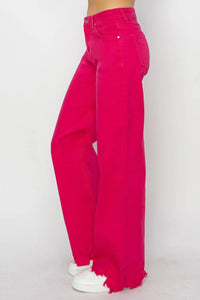 RISEN High Rise Wide Leg Jeans - Brittney MADE