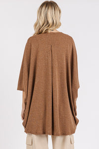 Mittoshop Open Front Batwing Sleeve Cardigan - Brittney MADE