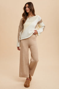 Annie Wear Color Block Drop Shoulder Sweater - Brittney MADE