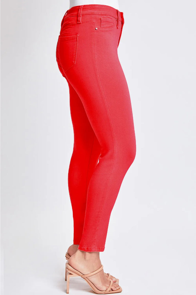 YMI Jeanswear Full Size Hyperstretch Mid-Rise Skinny Jeans - Brittney MADE