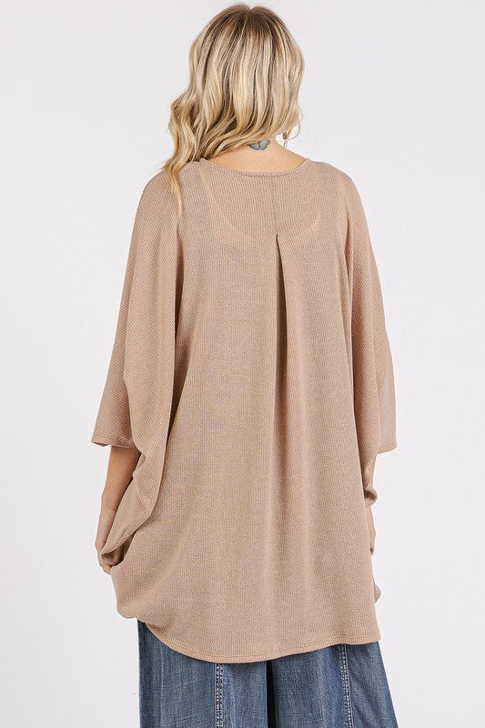Mittoshop Open Front Batwing Sleeve Cardigan - Brittney MADE