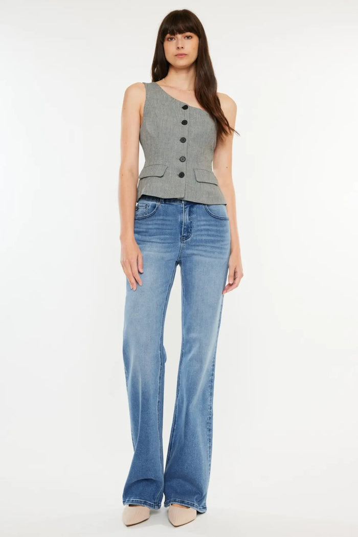 Kancan Ultra High Rise Cat's Whiskers Jeans - Brittney MADE