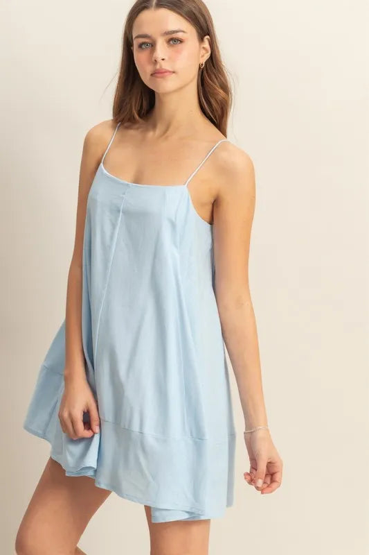 HYFVE A-Line Flowy Mini Cami Dress with Pockets - Brittney MADE