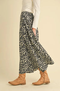 Aemi+Co Leopard Midi Skirt - Brittney MADE