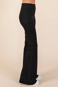 Mittoshop Stretchy Soft Elastic Waist Flare Pants - Brittney MADE