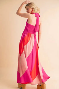 Aemi+Co Color Block Sleeveless Maxi Dress - Brittney MADE