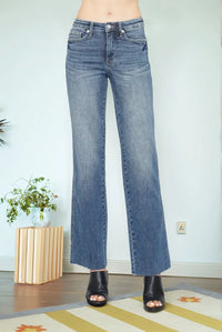 Judy Blue Full Size Tummy Control Straight Jeans - Brittney MADE