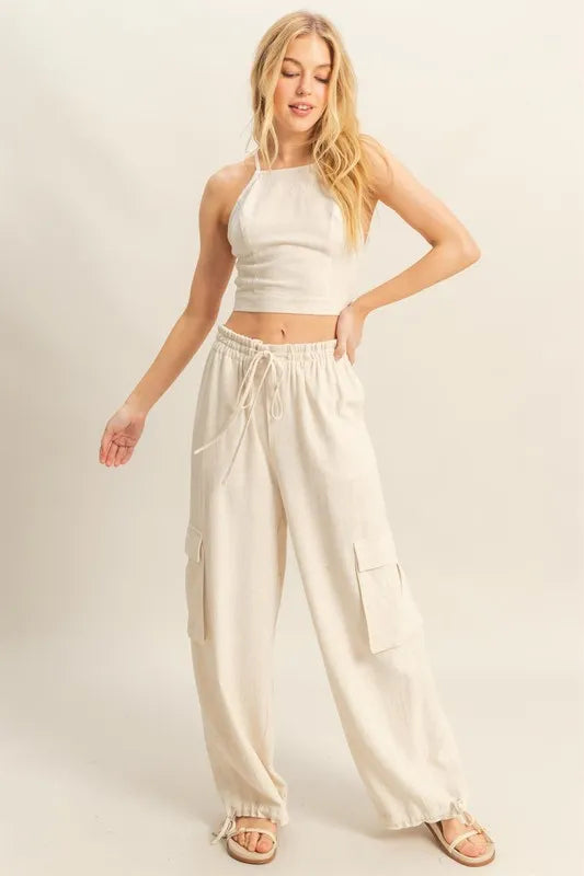 HYFVE Crop Top and Cargo Pants Set - Brittney MADE