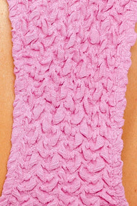 Textured Fabric Laser Dress - Brittney MADE
