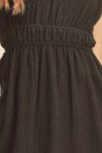 Aemi + Co Side Slit Round Neck Sleeveless Tank Dress - Brittney MADE