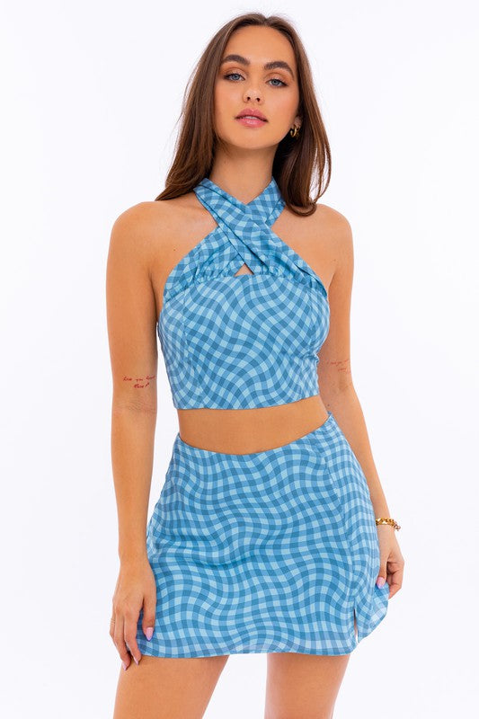 Halter Neck Crop Top - Brittney MADE