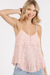Mittoshop Textured V-Neck Cami - Brittney MADE