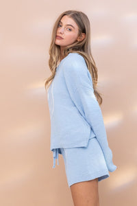 Cozy Soft Top with Shorts Set - Brittney MADE