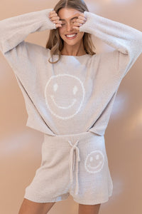 Cozy Soft Top with Shorts Set - Brittney MADE