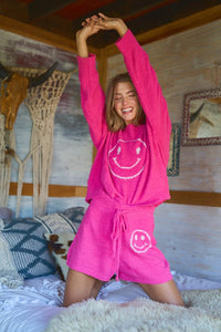 Cozy Soft Top with Shorts Set - Brittney MADE