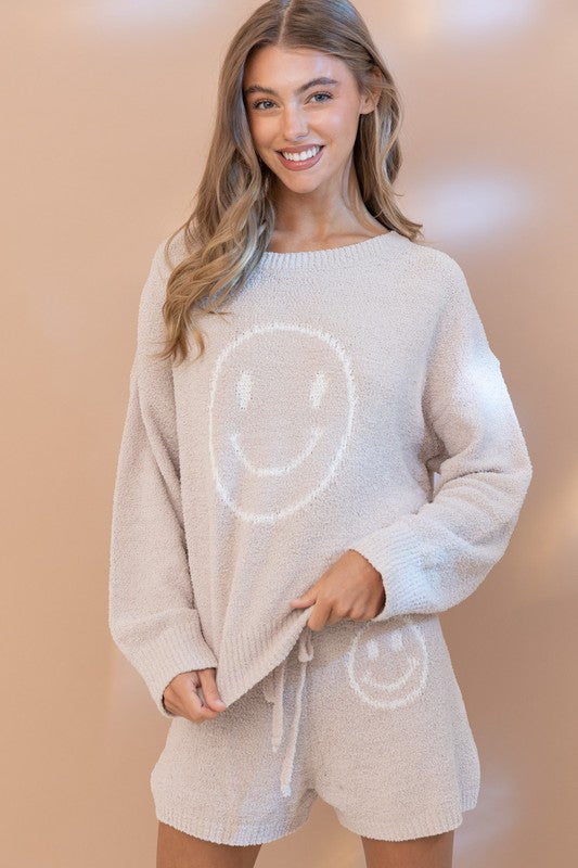 Cozy Soft Top with Shorts Set - Brittney MADE