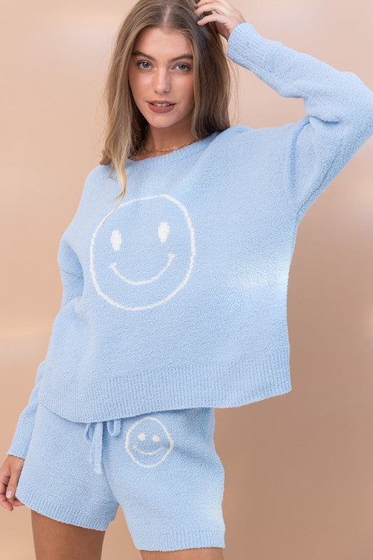 Cozy Soft Top with Shorts Set - Brittney MADE