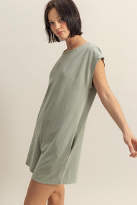 HYFVE Round Neck Cap Sleeve Relaxed Fit Breezy Romper - Brittney MADE