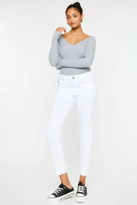 Kancan Mid Rise Ankle Skinny Jeans - Brittney MADE