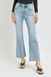RISEN Full Size High Rise Ankle Flare Jeans - Brittney MADE