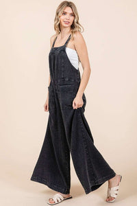 Mittoshop Textured Wide Leg Overalls - Brittney MADE