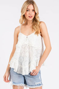 Mittoshop Textured V-Neck Cami - Brittney MADE