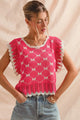 FUCHSIA/IVORY