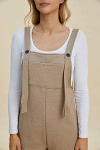 Double Take Full Size Texture Sleeveless Romper - Brittney MADE