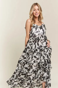 ADORA Ruffled Tiered Scoop Neck Cami Dress - Brittney MADE