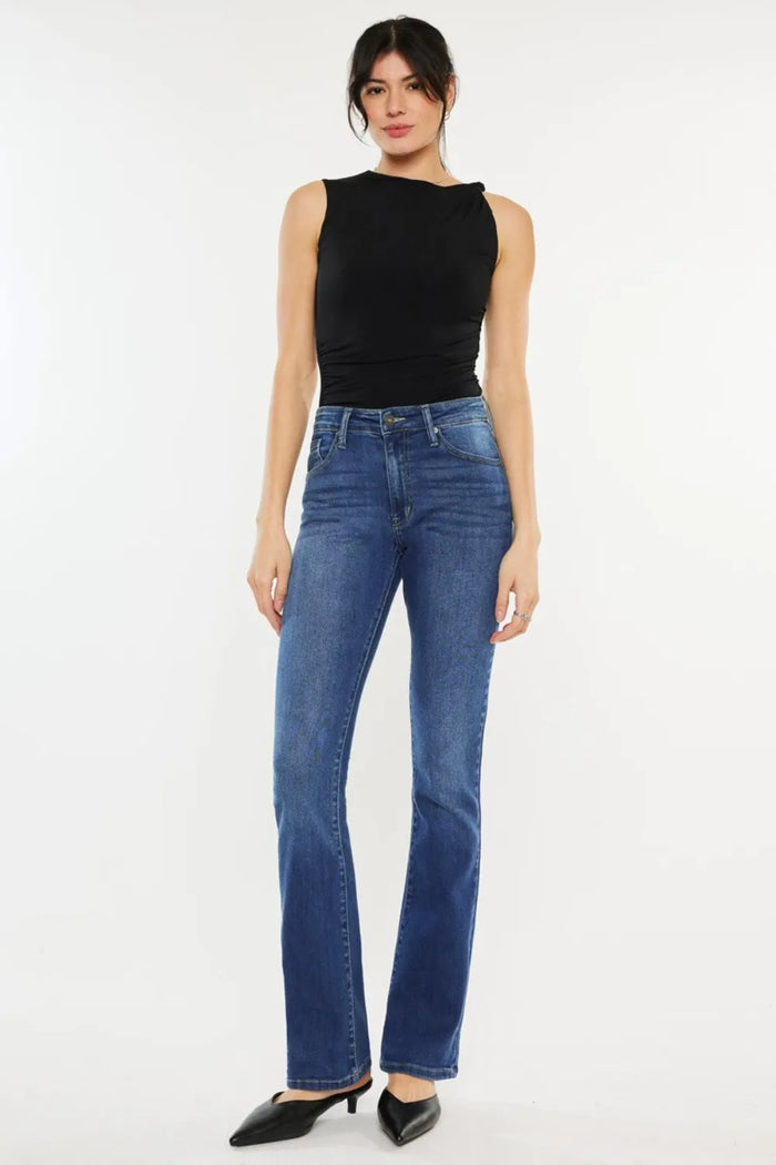 Kancan High Rise Slim Bootcut Jeans - Brittney MADE