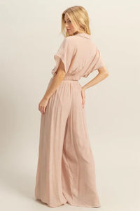 HYFVE Kimono Sleeve Crop Top and Wide Leg Pants Set - Brittney MADE