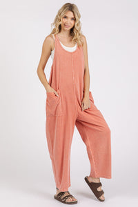 Mittoshop Scoop Neck Wide Leg Overalls - Brittney MADE
