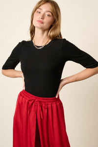 Mittoshop Round Neck Half Sleeve T-Shirt - Brittney MADE