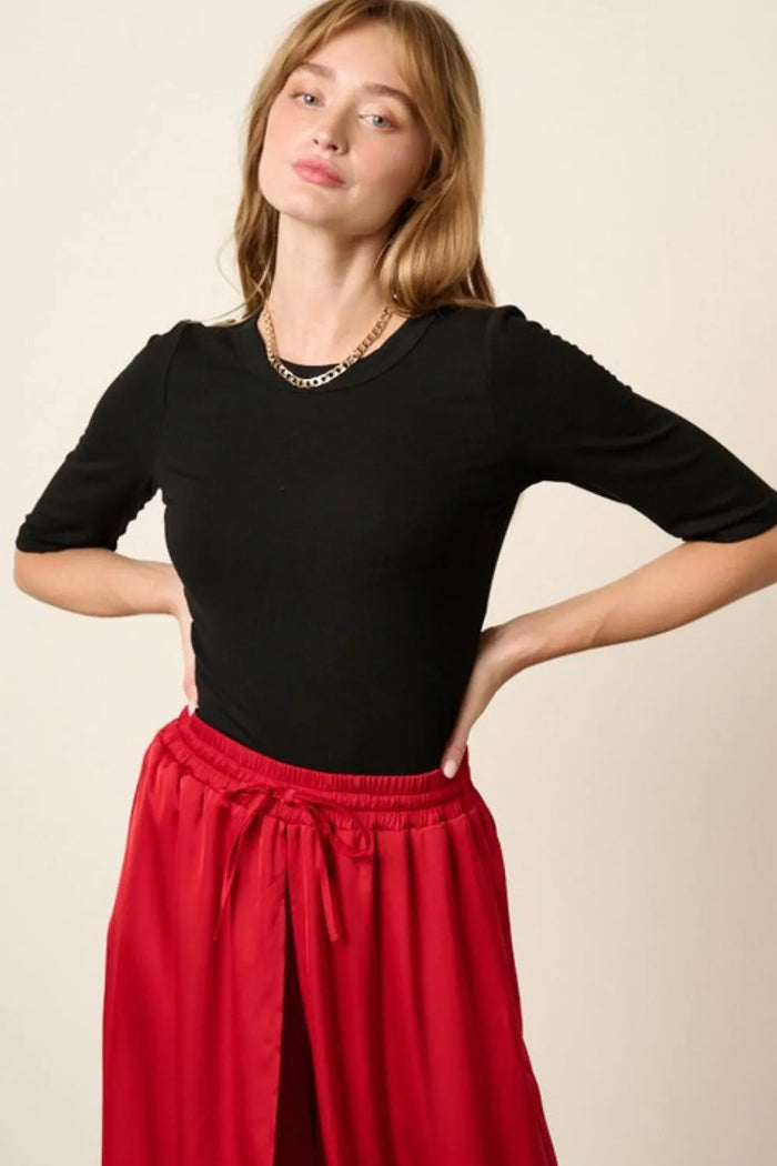 Mittoshop Round Neck Half Sleeve T-Shirt - Brittney MADE