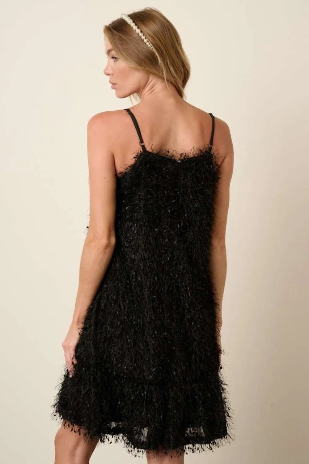 Mittoshop Feather Ruffle Hem Mini Cami Dress - Brittney MADE