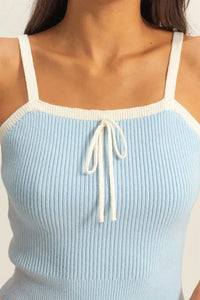 HYFVE Square Neck Ribbed Knit Cami - Brittney MADE