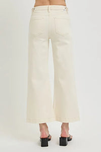 RISEN Full Size Tummy Control Cropped Bootcut Jeans Plus Size - Brittney MADE