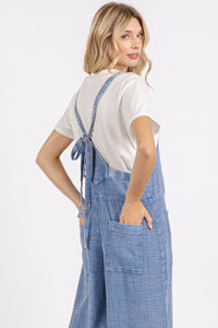 Mittoshop Textured Wide Leg Overalls - Brittney MADE