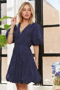 ADORA Puff Sleeve Floral Dress - Brittney MADE