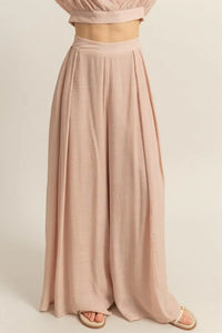 HYFVE Kimono Sleeve Crop Top and Wide Leg Pants Set - Brittney MADE