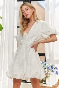 ADORA Puff Sleeve Floral Dress - Brittney MADE