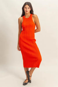 HYFVE Round Neck Bodycon Ribbed Knit Dress - Brittney MADE