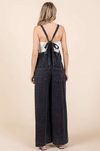 Mittoshop Textured Wide Leg Overalls - Brittney MADE