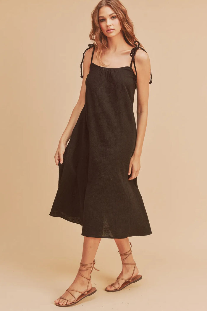 Aemi+Co Midi Cami Dress with Pockets - Brittney MADE