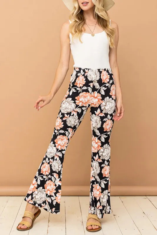 And The Why Wrinkle-Free Stretch Bell Bottom Flare Pants - Brittney MADE