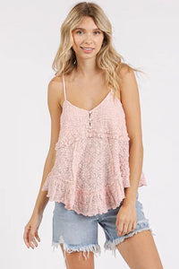 Mittoshop Textured V-Neck Cami - Brittney MADE