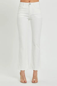 RISEN Full Size Mid Rise Jeans with Pockets - Brittney MADE