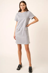 Mittoshop Suede Short Sleeve Mini Dress - Brittney MADE
