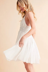 Aemi+Co Lace Detail Mini Cami Dress - Brittney MADE