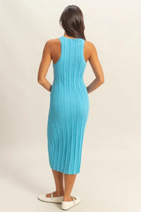 HYFVE Round Neck Bodycon Ribbed Knit Dress - Brittney MADE